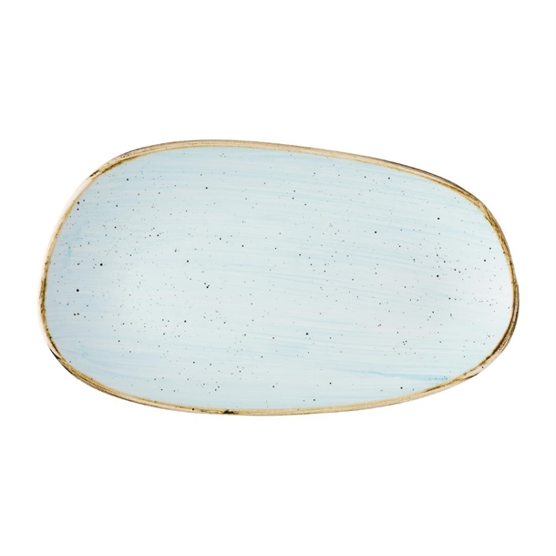 Churchill Duck Egg Opal Platter - 260x150mm (Pack 12) (B2B)