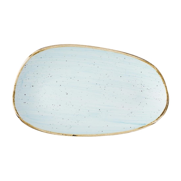 Churchill Duck Egg Opal Platter - 220x130mm (Pack 12) (B2B)