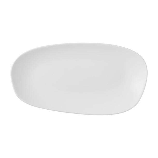 Churchill White Opal Platter - 350x185mm (Pack 6) (B2B)