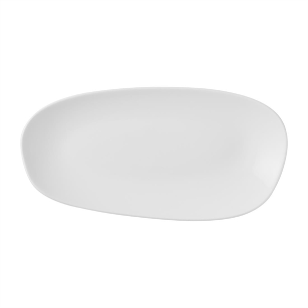 Churchill White Opal Platter - 300x150mm (Pack 12) (B2B)
