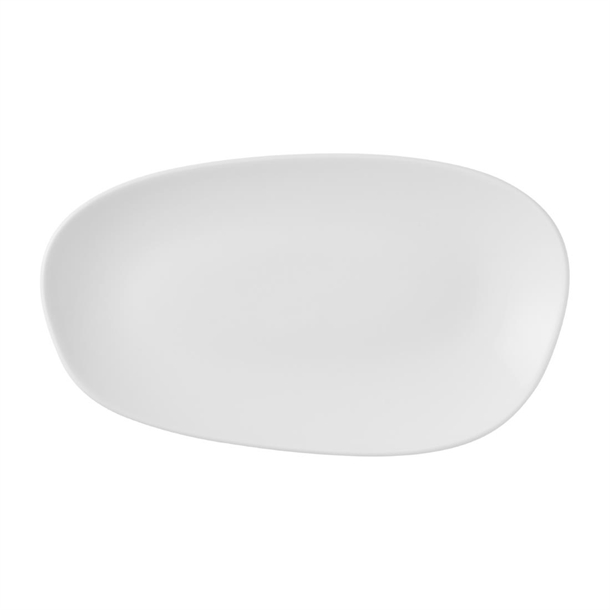 Churchill White Opal Platter - 260x150mm (Pack 12) (B2B)