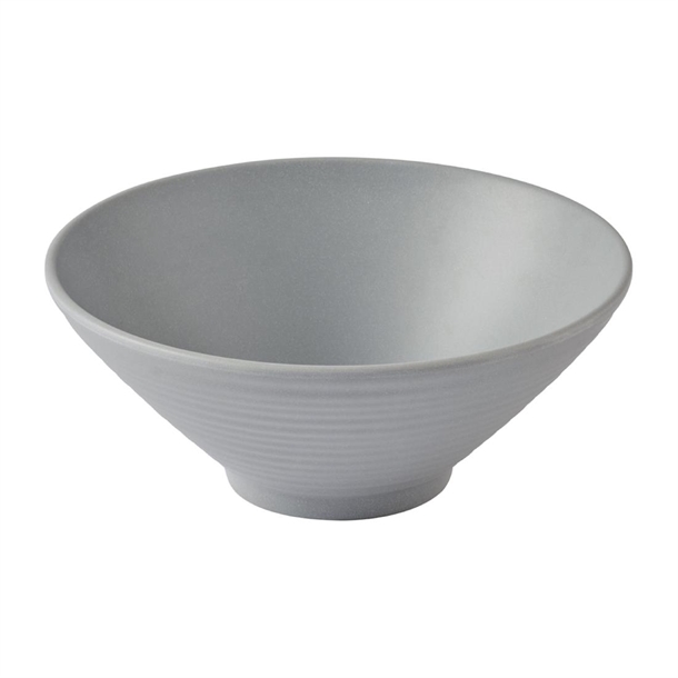 Churchill Seattle Grey Ripple Bowl - 200mm (Pack 6) (Direct)
