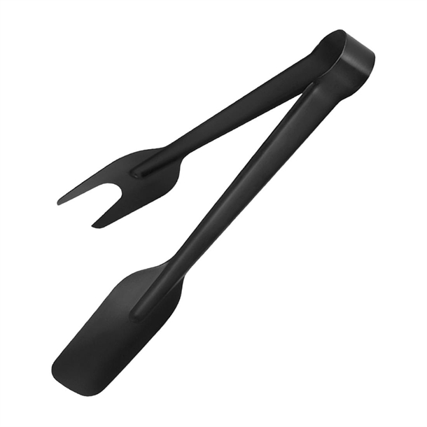Comas Black Serving Tong -240mm (Pack 10) (B2B)