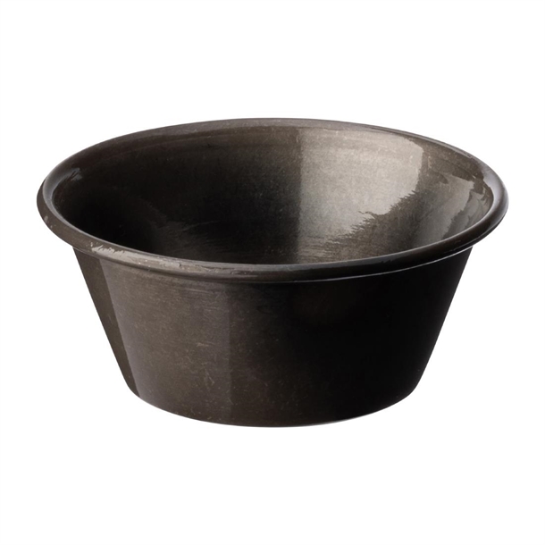 Utopia Black Vintage Steel Ramekin - 40ml (Pack 24) (B2B)