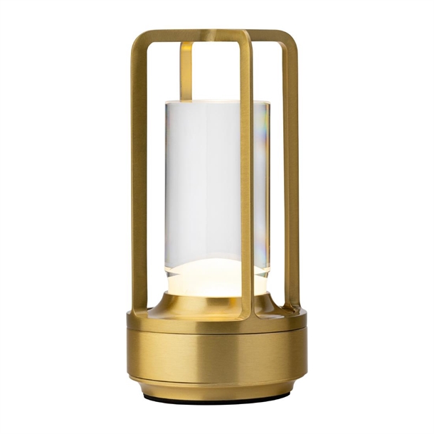 Utopia Cuba LED Cordless Lamp Brushed Gold - 175mm (Pack 6) (B2B)