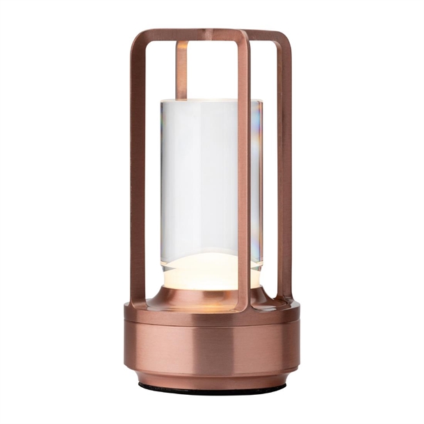 Utopia Cuba LED Cordless Lamp Brushed Copper - 175mm (Pack 6) (B2B)