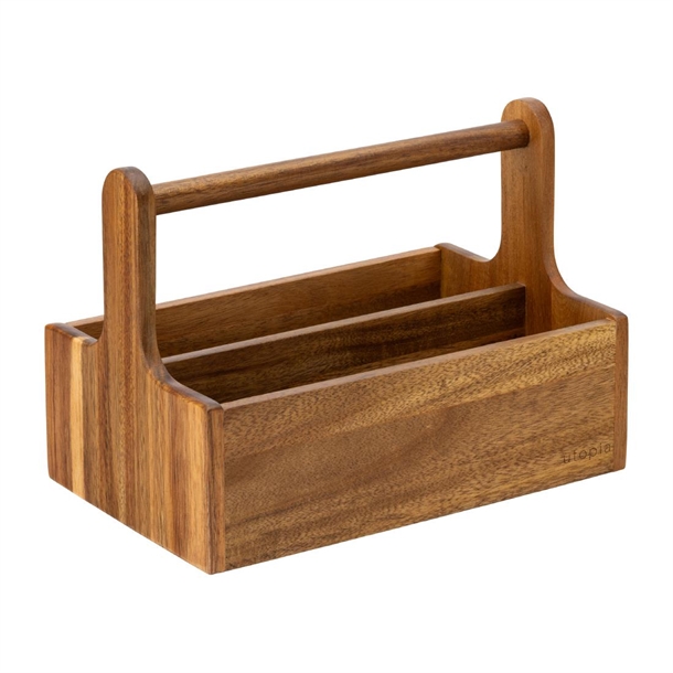 Utopia Large Wooden Table Caddy (Pack 2) (B2B)