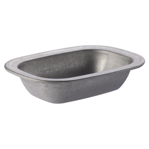 Utopia Vintage Steel Pie Dish - 180x135mm (Pack 6) (B2B)