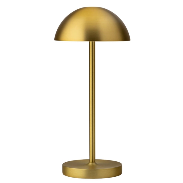 Utopia Tonga LED Cordless Lamp Brushed Gold - 260mm (Pack 6) (B2B)