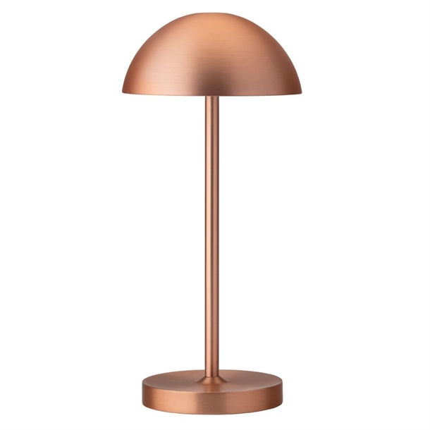 Utopia Tonga LED Cordless Lamp Brushed Copper - 260mm (Pack 6) (B2B)