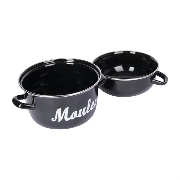 Kitchen Craft World of Flavours Mediterranean Standard Mussels Pot - 180mm