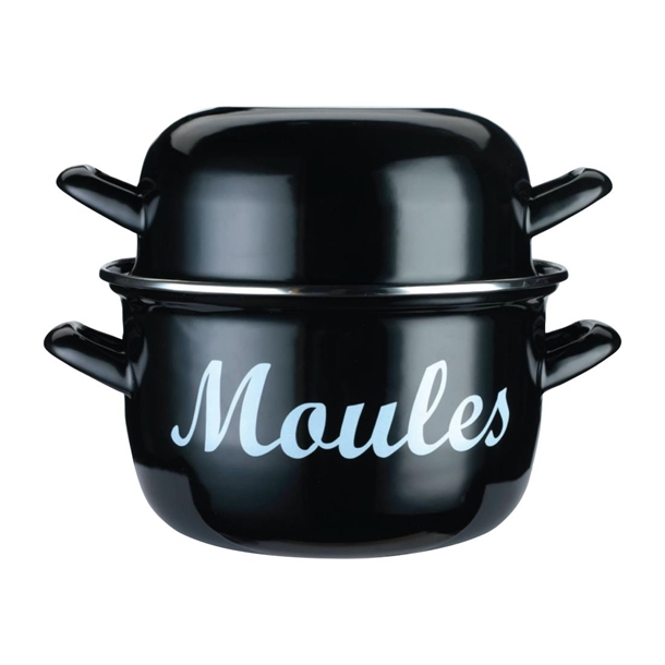 Kitchen Craft World of Flavours Mediterranean Large Mussels Pot - 240mm