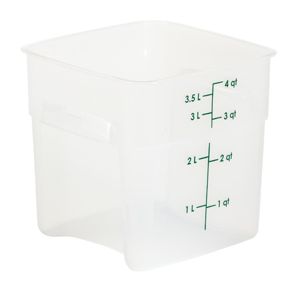 Cambro FreshPro PP CamSquare Container - 3.8Ltr