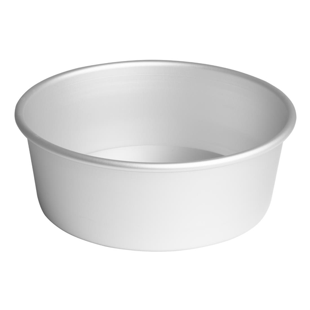 Vogue Aluminium Cake Tin with Removable Base - 220mm 8 5/8"