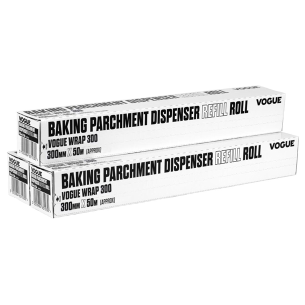 Vogue Wrap300 Parchment Refill - 300mm x 50m (Pack 3)