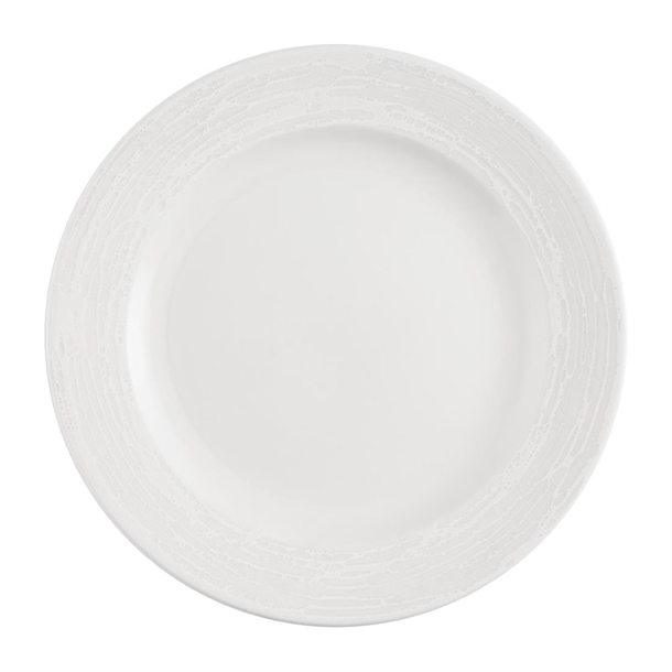 Churchill Inked Elements Ice Profile Rimmed Plate - 261mm (Pack 12) (B2B)