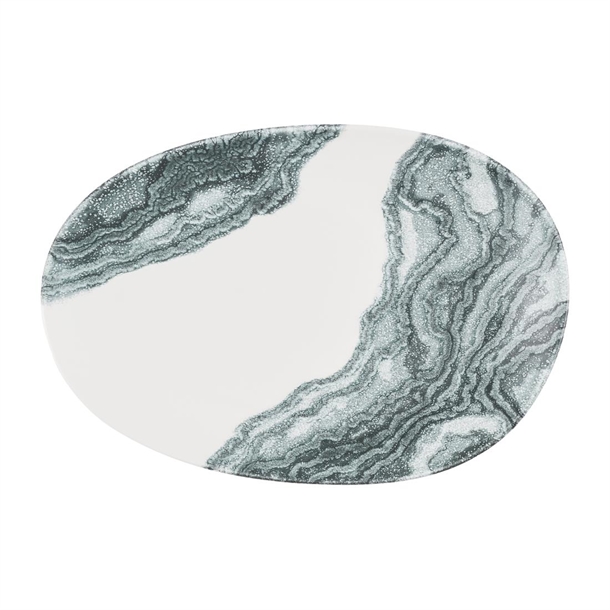 Churchill Tide Black Opal Platter - 345mm (Pack 6) (B2B)