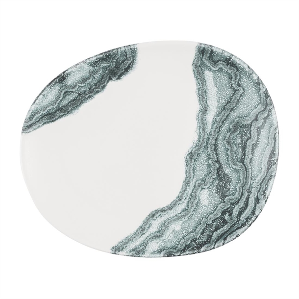 Churchill Tide Black Opal Plate - 185mm (Pack 12) (B2B)