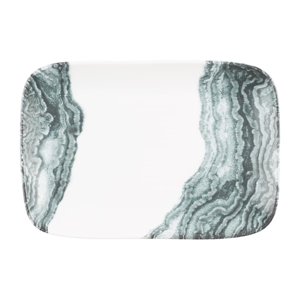 Churchill Tide Black Natural Deep Tray - 260x180mm (Pack 6) (B2B)
