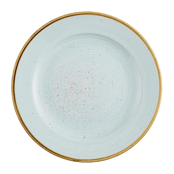Churchill Stonecast Duck Egg Profile Rimmed Plate - 210mm (Pack 12) (B2B)