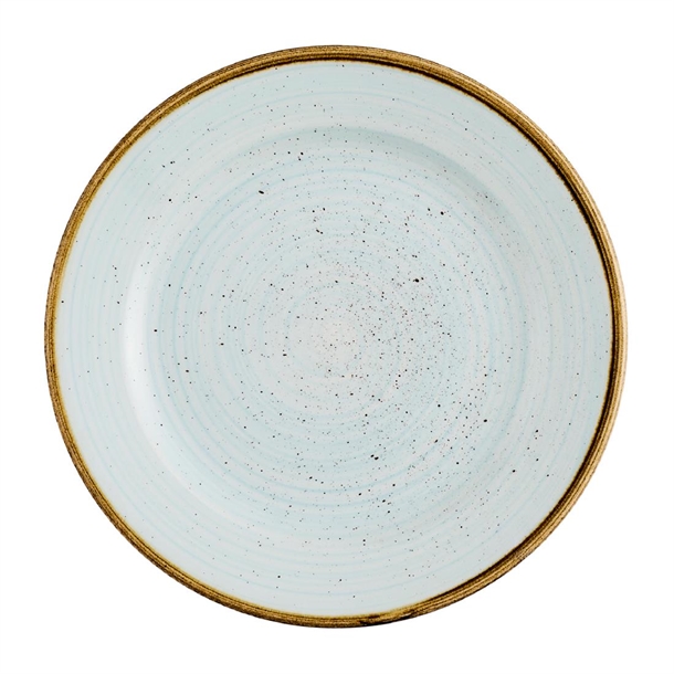 Churchill Stonecast Duck Egg Profile Rimmed Plate - 170mm (Pack 12) (B2B)