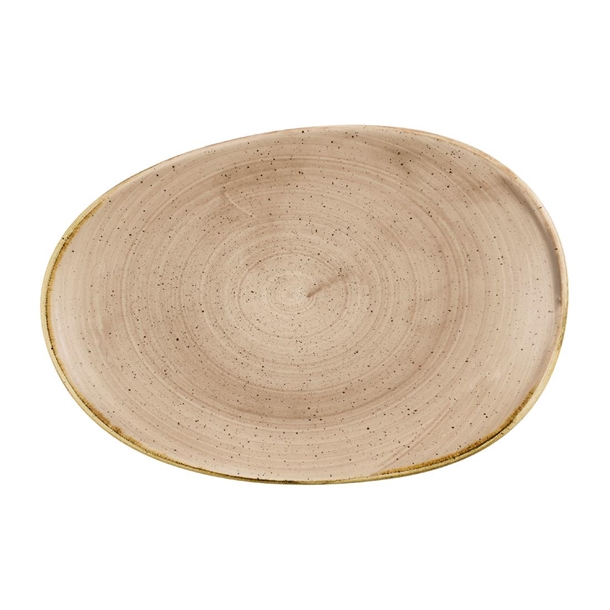 Churchill Stonecast Truffle Opal Platter - 345x235mm (Pack 6) (B2B)