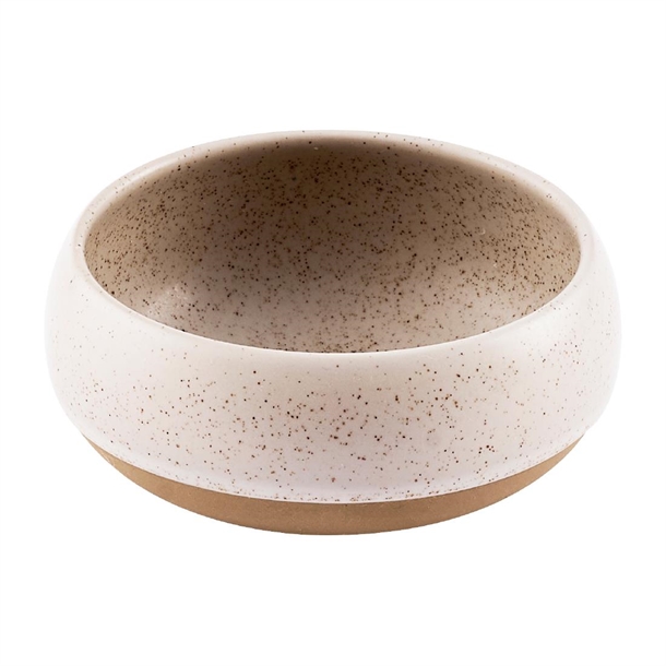 Churchill Stonecast Speckled White Deep Bowl - 120mm (Pack 12) (B2B)