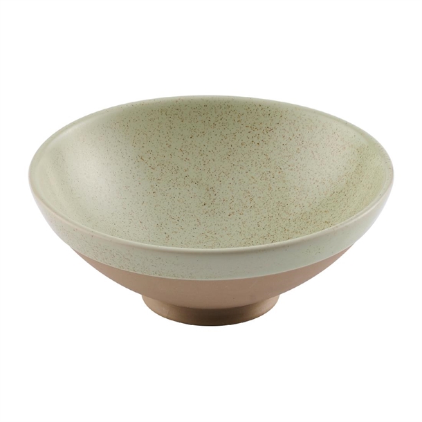 Churchill Stonecast Ramen Bowl Speckled Green - 200mm (Pack 6) (B2B)