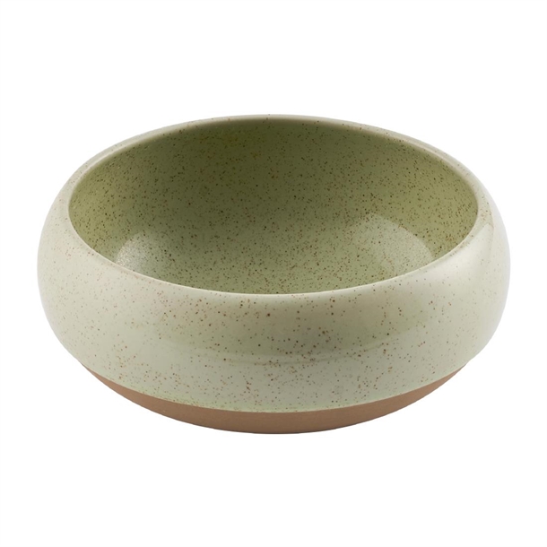 Churchill Stonecast Deep Bowl Speckled Green - 158mm (Pack 6) (B2B)