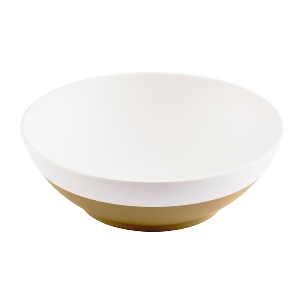 Churchill Melamine Deep Bowl White - 360mm (Pack 2) (Direct)