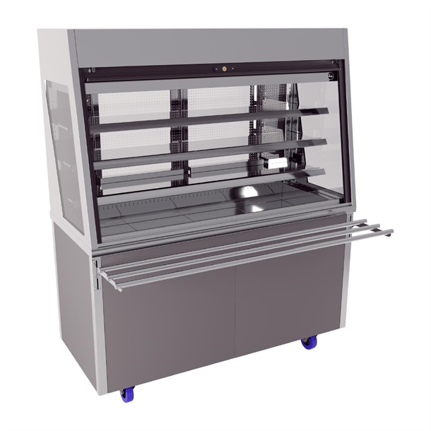 CED Glide Refrigerated Multideck with Shutter & Trayslide 4xGN 1/1 (Direct)