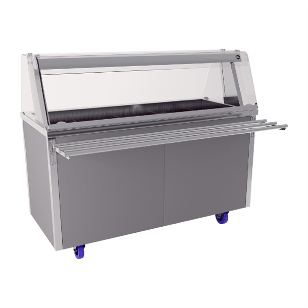 CED Glide Refrigerated Cold Well with Shutter & Trayslide 4xGN 1/1 (Direct)