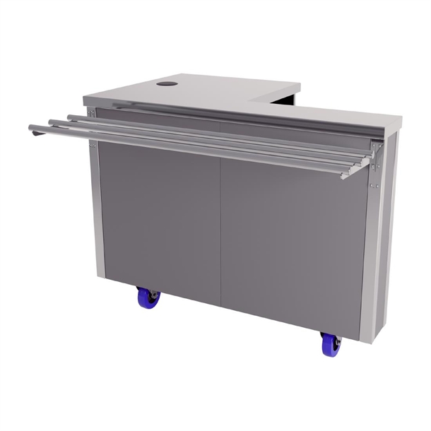 CED Glide Left Handed Cashier Counter with Trayslide (Direct)
