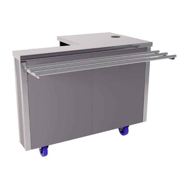 CED Glide Right Handed Cashier Counter with Trayslide (Direct)