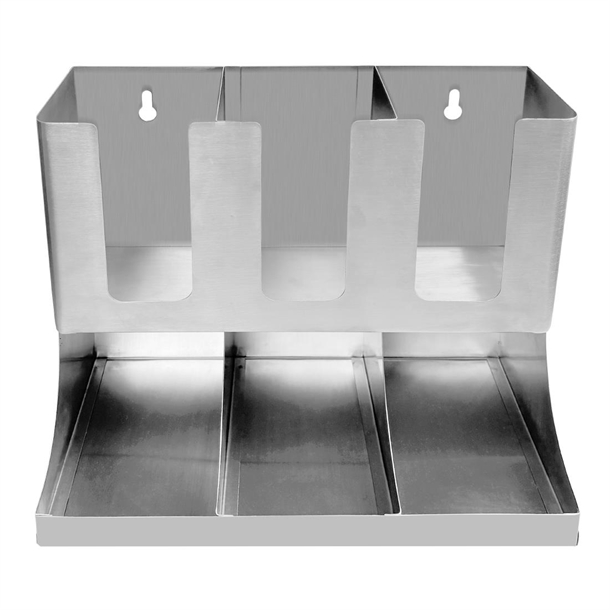 Olympia Cup & Condiment Station Stainless Steel - 305x155x255mm