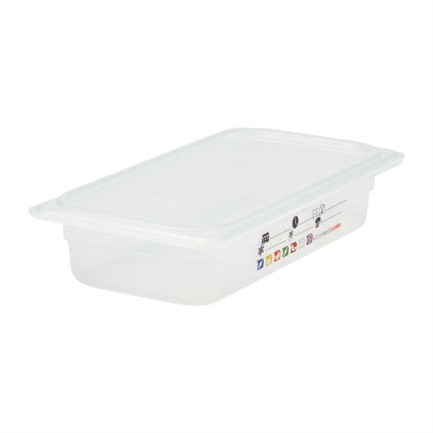 Cambro Safetrak IML Polypropylene Food Storage Container - GN 1/3 65mm
