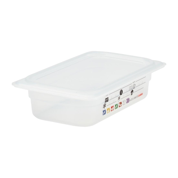 Cambro Safetrak IML Polypropylene Food Storage Container - GN 1/4 65mm