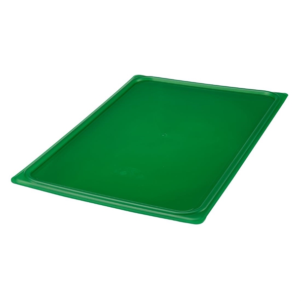 Cambro Safetrak IML Polypropylene Green Seal Lid - GN 1/1