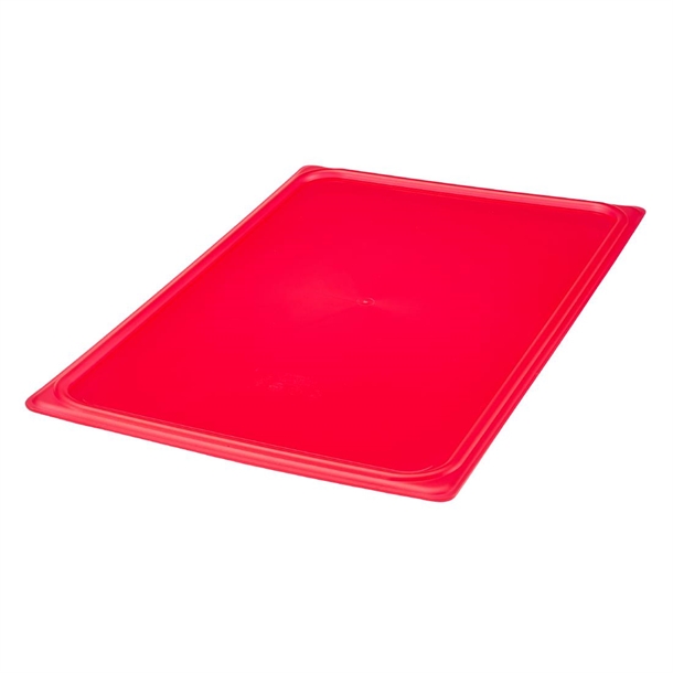 Cambro Safetrak IML Polypropylene Red Seal Lid - GN 1/1