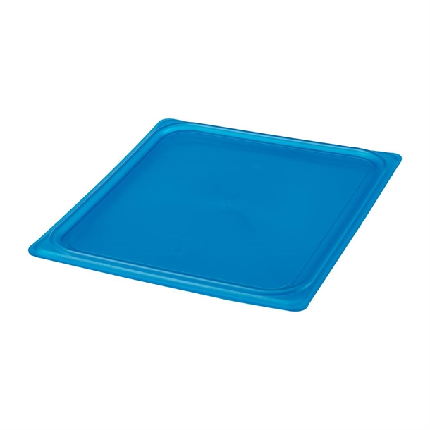 Cambro Safetrak IML Polypropylene Blue Seal Lid - GN 1/2