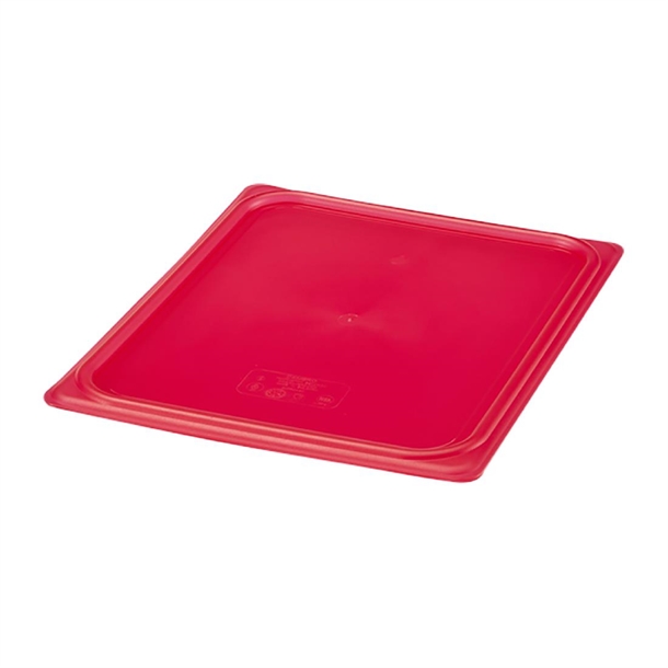 Cambro Safetrak IML Polypropylene Red Seal Lid - GN 1/2