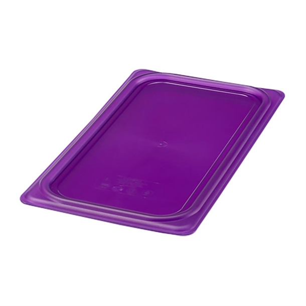 Cambro Safetrak IML Polypropylene Purple Seal Lid - GN 1/3
