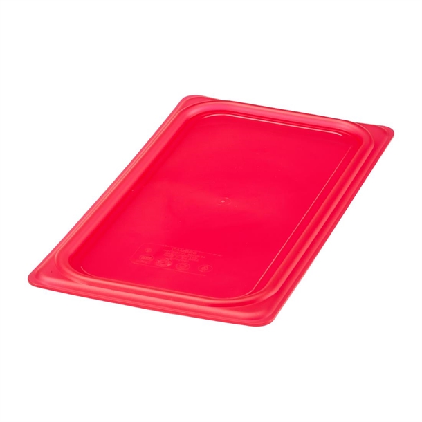 Cambro Safetrak IML Polypropylene Red Seal Lid - GN 1/3