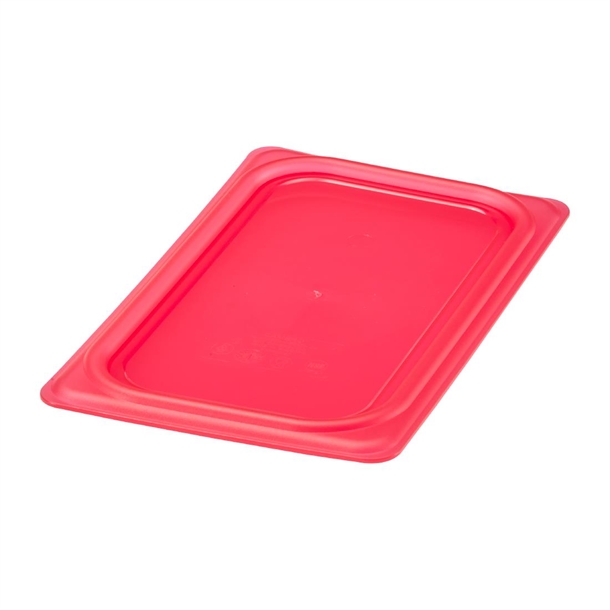 Cambro Safetrak IML Polypropylene Red Seal Lid - GN 1/4