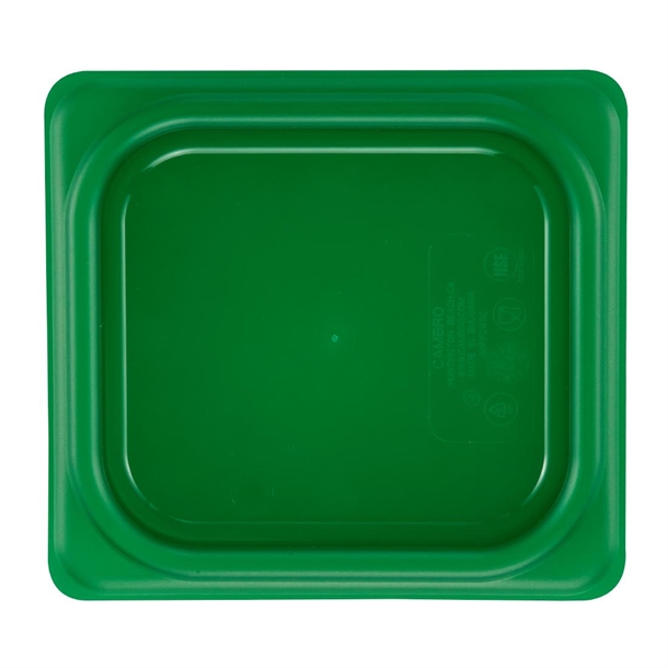 Cambro Safetrak IML Polypropylene Green Seal Lid - GN 1/6