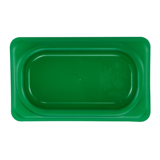 Cambro Safetrak IML Polypropylene Green Seal Lid - GN 1/9