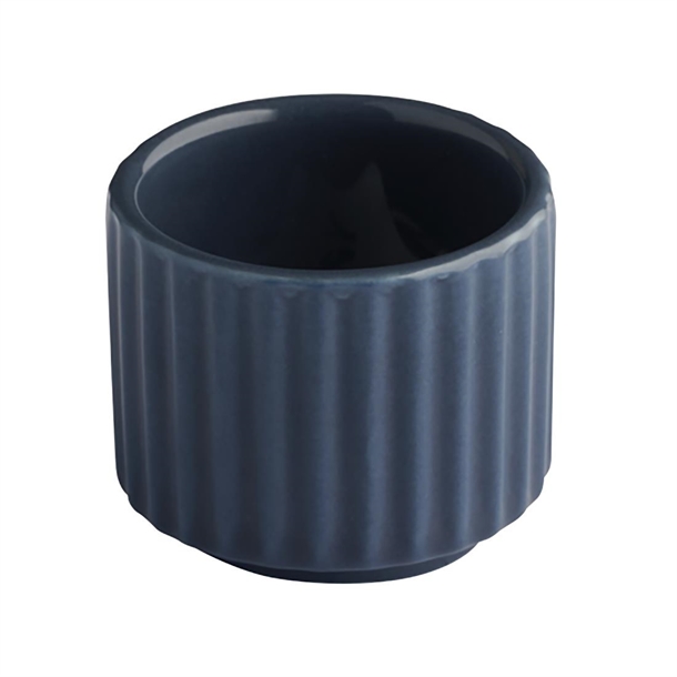 APS THE GRID Marine Porcelain Bowl - 25ml 25x40mm (Pack 12) (B2B)