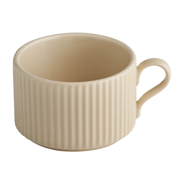 APS THE GRID Porcelain Cappuccino Cup - 90x60mm 200ml (Pack 6) (B2B)