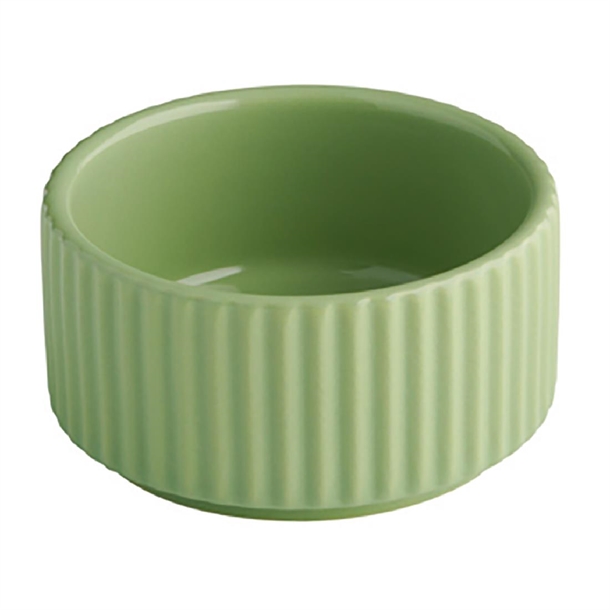 APS THE GRID Sage Porcelain Bowl - 70ml 75x40mm (Pack 6) (B2B)