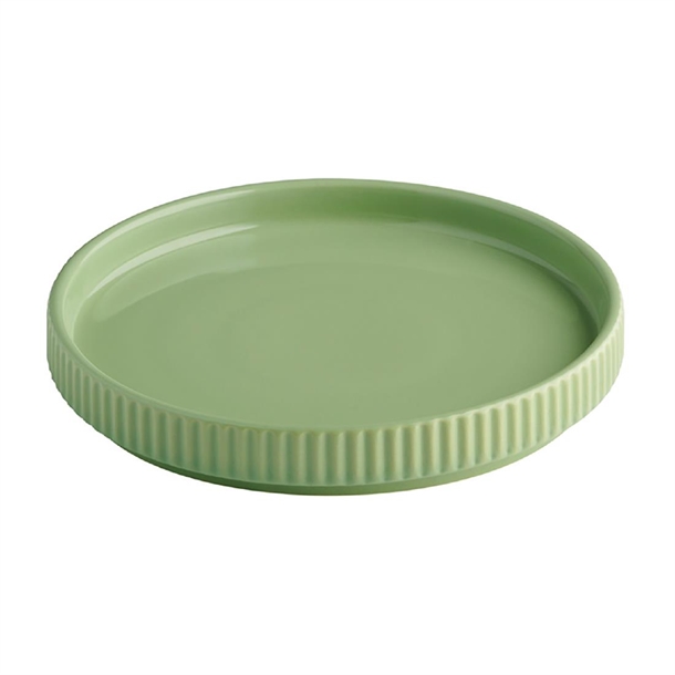 APS THE GRID Sage Porcelain Plate - 160x25mm (Pack 6) (B2B)